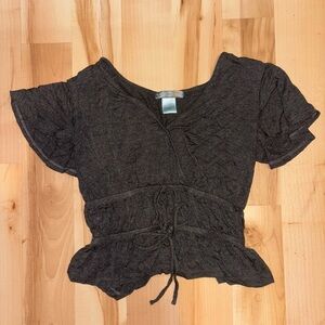 ‘Good Luck Gem’ Ruffled Women's Top